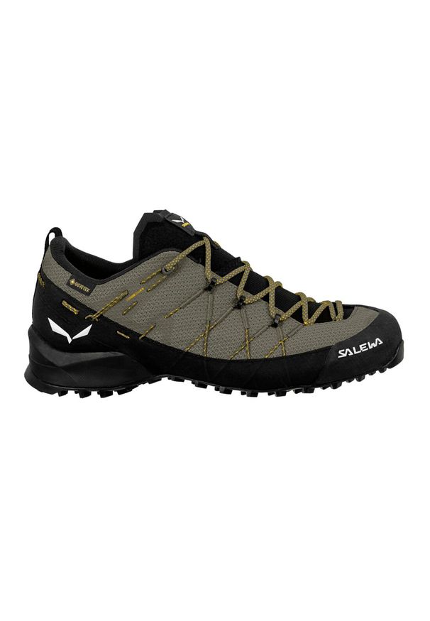 Buty podejściowe męskie Salewa Wildfire 2 GTX. Kolor: czarny, brązowy, wielokolorowy. Sport: turystyka piesza