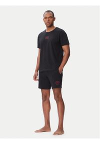 Hugo - HUGO Piżama Laze 50534566 Czarny Regular Fit. Kolor: czarny. Materiał: bawełna #1