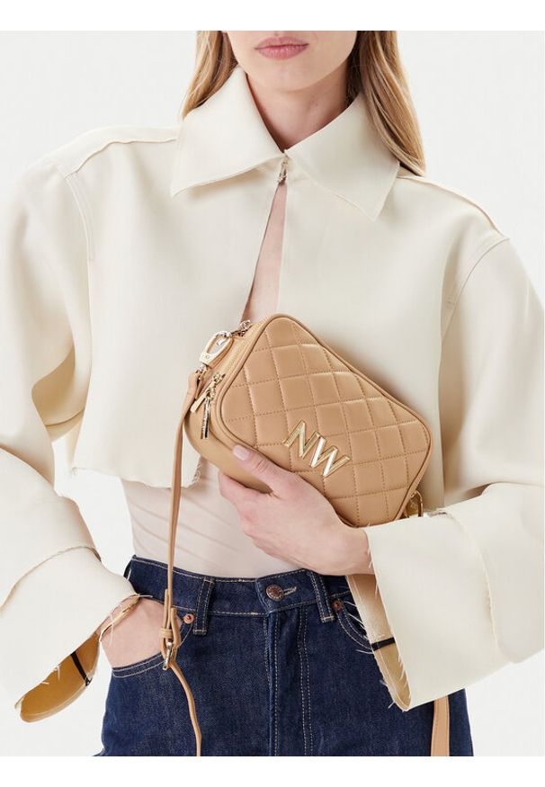 Nine West Torebka CEO-Greenwich-Glam-LX7669 Beżowy. Kolor: beżowy