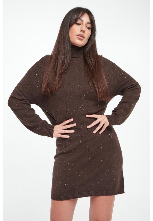 Liu Jo - Sukienka damska z golfem LIU JO. Typ kołnierza: golf