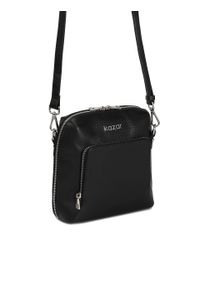 Kazar - Praktyczna miejska torebka na pasku. Kolor: czarny. Materiał: skórzane. Styl: casual. Rodzaj torebki: na ramię #2