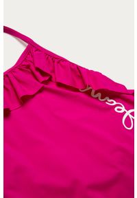 Pepe Jeans - Strój kąpielowy dziecięcy Saigon. Kolor: różowy. Materiał: materiał, dzianina, poliamid, elastan. Wzór: nadruk #2