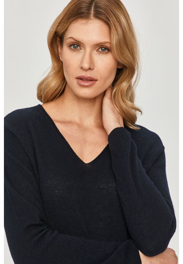 Max Mara Leisure - Sweter. Okazja: na co dzień. Kolor: niebieski. Materiał: dzianina. Styl: casual