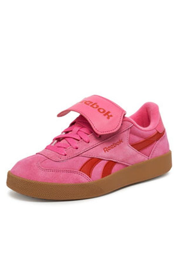 Reebok Sneakersy SMASH EDGE KILTY 100241116 Różowy. Kolor: różowy. Materiał: skóra, zamsz