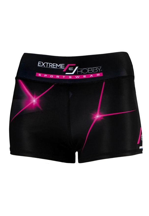 Spdenki sportowe damskie do jogi fitnessu EXTREME HOBBY MT SPORT. Kolor: różowy. Materiał: poliester, elastan. Długość: krótkie. Sport: fitness, joga i pilates