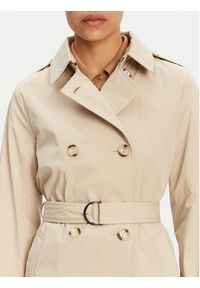 Geox Płaszcz przejściowy Claudin W5522N T3070 F5248 Écru Regular Fit. Kolor: kremowy. Materiał: syntetyk #3