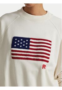 Polo Ralph Lauren Bluza 211965098001 Biały Relaxed Fit. Typ kołnierza: polo. Kolor: biały. Materiał: bawełna #4