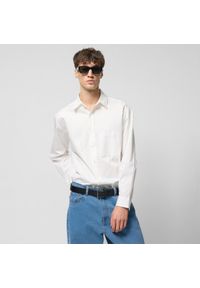 outhorn - Koszula bawełniana męska - biała. Kolor: biały. Materiał: bawełna. Długość rękawa: długi rękaw. Długość: długie #2