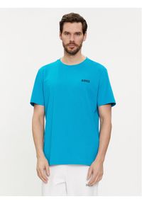 BOSS - Boss T-Shirt 50515620 Niebieski Regular Fit. Kolor: niebieski. Materiał: bawełna