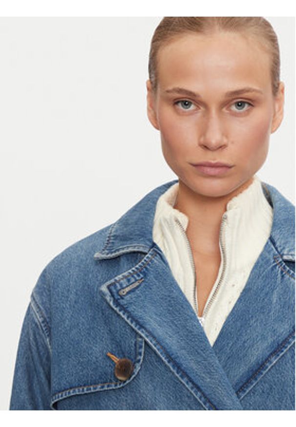 Levi's® Trencz Spade A8976-0001 Niebieski Regular Fit. Kolor: niebieski. Materiał: jeans