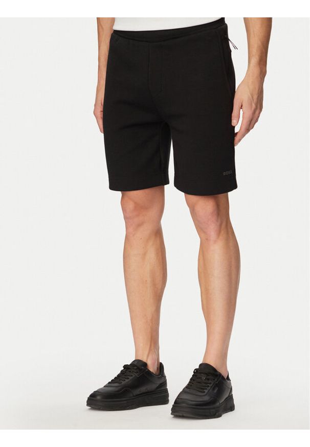 BOSS Szorty sportowe JT_Globe 50558970 Czarny Regular Fit. Kolor: czarny. Materiał: syntetyk. Styl: sportowy