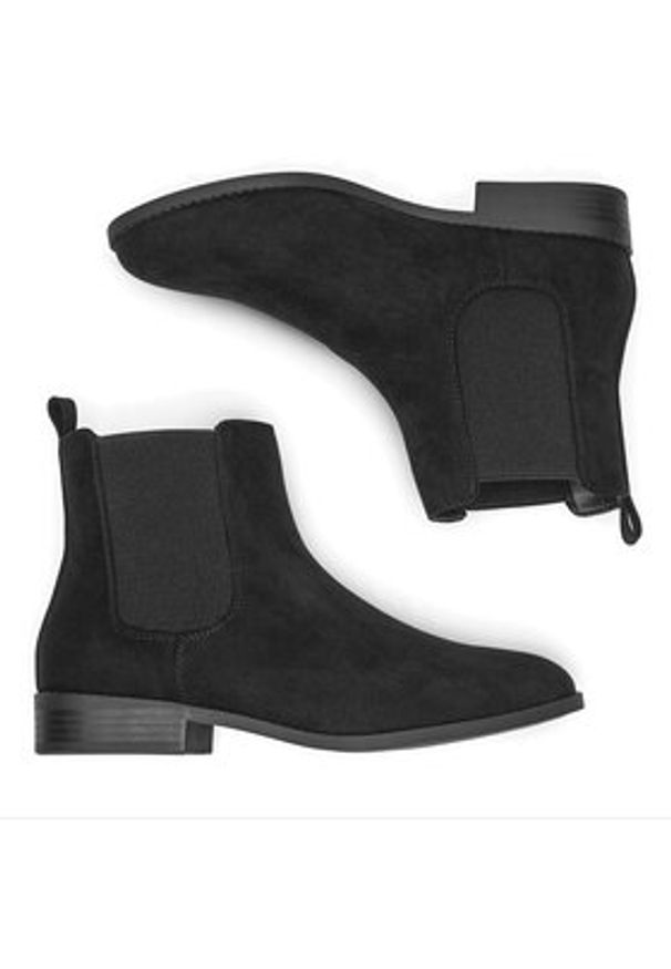Clara Barson Botki JD23-1222-03 Czarny. Kolor: czarny. Materiał: materiał