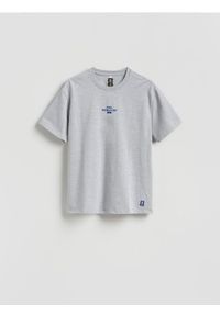 Reserved - T-shirt FIFA World Cup - jasnoszary. Kolor: szary. Materiał: bawełna, dzianina #1