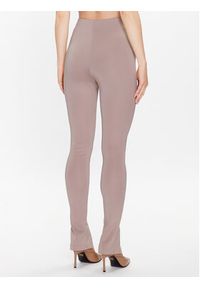 Calvin Klein Legginsy K20K205357 Beżowy Slim Fit. Kolor: beżowy. Materiał: syntetyk #3