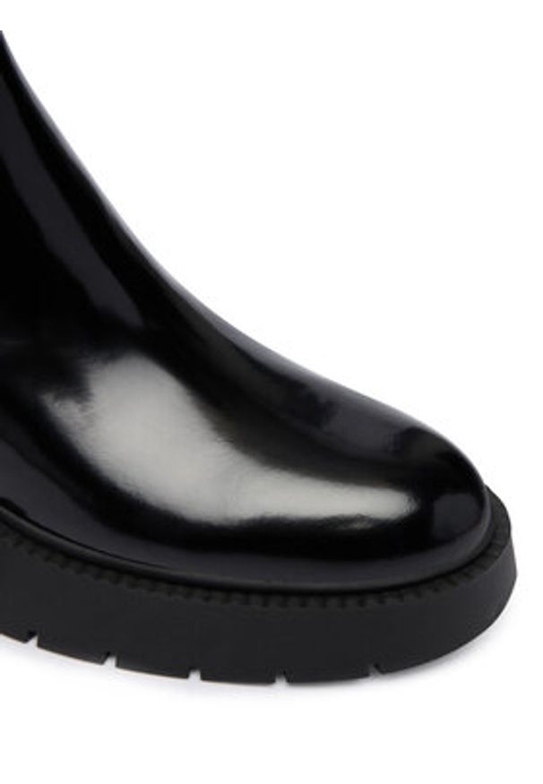 Coach Sztyblety Leah Platform CCH90 Czarny. Kolor: czarny. Materiał: lakier, skóra. Obcas: na platformie