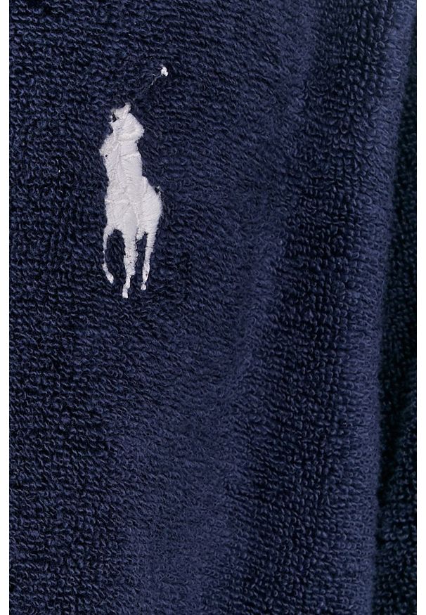 Polo Ralph Lauren - Szlafrok. Typ kołnierza: polo. Kolor: niebieski. Materiał: dzianina