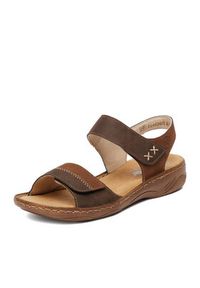 Rieker Sandały CEO-V2860-24 Brązowy. Kolor: brązowy. Materiał: materiał #7