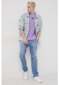 Tommy Jeans Jeansy ETHAN CE610 męskie. Kolor: niebieski