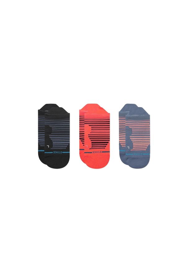 Skarpety biegowe Stance Cassette Light Tab 3 Pack. Kolor: czarny