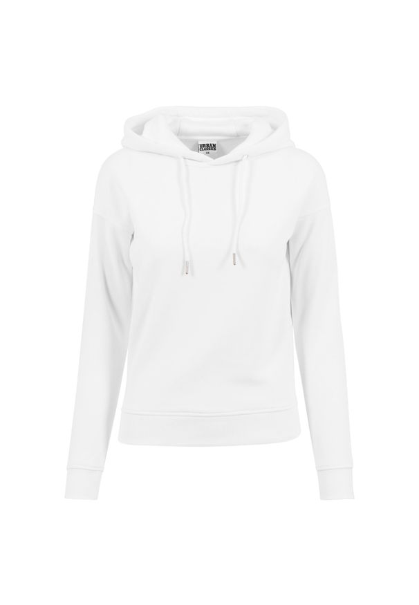 Urban Classics - Damska bluza z kapturem Urban Classic basic. Typ kołnierza: kaptur. Kolor: biały