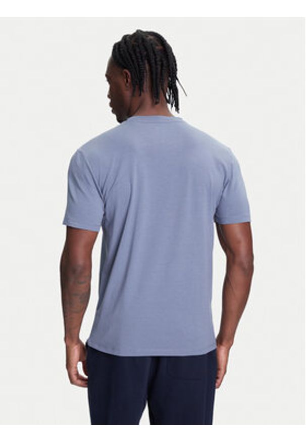 Guess T-Shirt Z2YI12 JR06K Granatowy Regular Fit. Kolor: niebieski. Materiał: bawełna