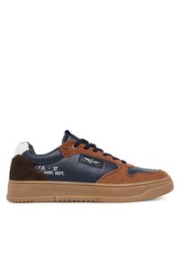 Aeronautica Militare Sneakersy 252SC0235UPL00244 Granatowy. Kolor: niebieski. Materiał: skóra