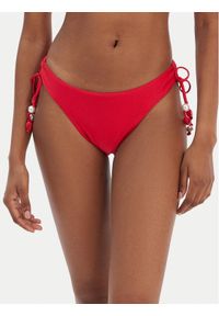 Seafolly Dół od bikini Palermo 40757-217 Czerwony. Kolor: czerwony. Materiał: syntetyk #1
