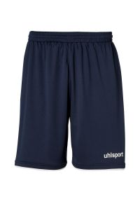 UHLSPORT - Spodnie sportowe męskie Uhlsport Club. Kolor: biały, niebieski, wielokolorowy. Materiał: materiał, syntetyk. Długość: krótkie. Sport: piłka nożna