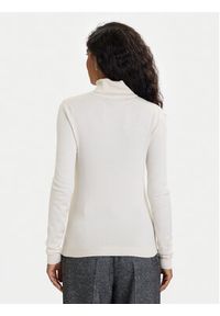 Vero Moda Golf Happiness 10300472 Beżowy Slim Fit. Typ kołnierza: golf. Kolor: beżowy. Materiał: syntetyk #5