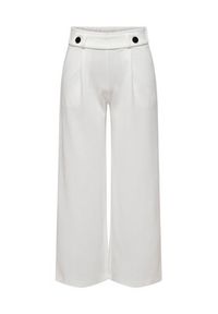 JDY Spodnie materiałowe Geggo 15208430 Biały Wide Leg. Kolor: biały. Materiał: syntetyk #4