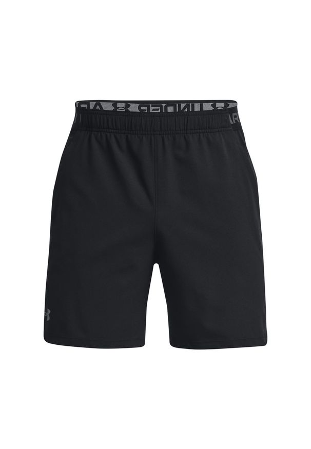 Under Armour - Szorty męskie UNDER ARMOUR UA VANISH WOVEN 6IN SHORTS. Okazja: na co dzień, na spacer, do pracy. Kolor: czarny. Styl: casual