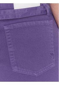 Pinko Szorty jeansowe Dilettante 100324 A0I2 Fioletowy Regular Fit. Kolor: fioletowy. Materiał: bawełna, jeans