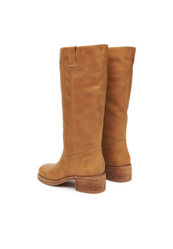 Nokwol Kozaki Fear Brązowy. Kolor: brązowy. Materiał: skóra