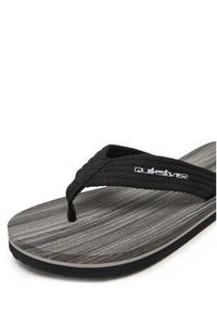 Quiksilver Japonki 877075A Czarny. Kolor: czarny. Materiał: materiał #6