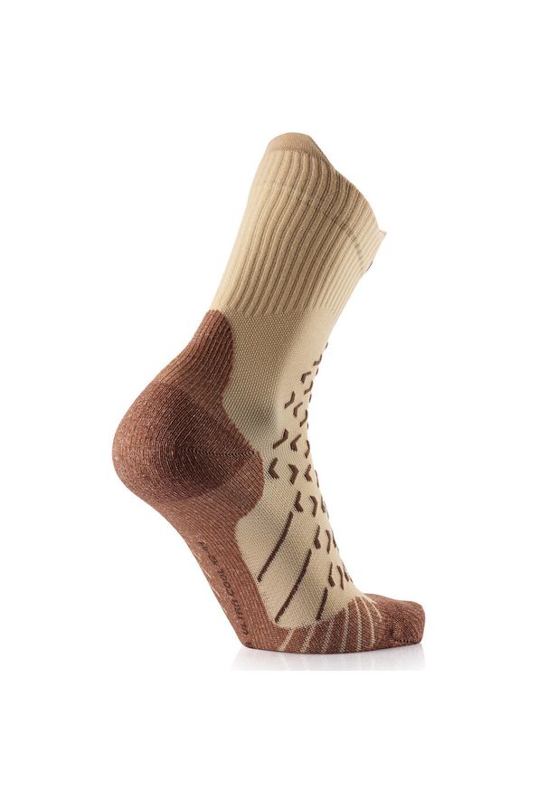 Skarpety trekkingowe doroslych Therm-ic Outdoor UltraCool Crew wysokosc goleni. Kolor: beżowy. Sport: outdoor