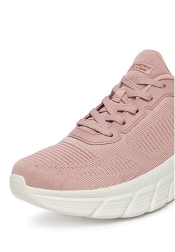 skechers - Skechers Sneakersy BOBS B FLEX HI 117385 BLSH Różowy. Kolor: różowy. Materiał: materiał