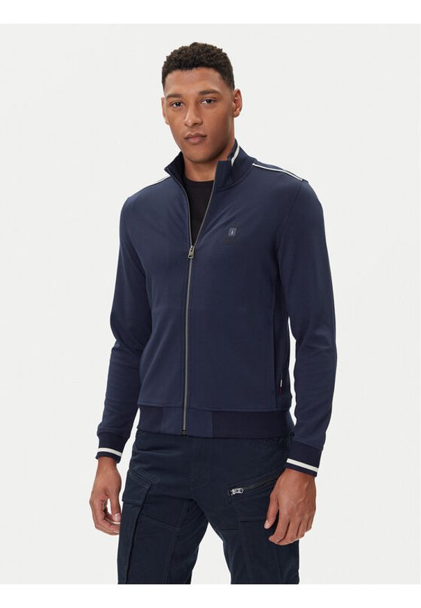 Aeronautica Militare Bluza 252FE2065UF00667 Granatowy Regular Fit. Kolor: niebieski. Materiał: wiskoza