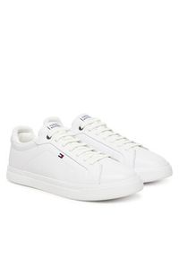 TOMMY HILFIGER - Tommy Hilfiger Sneakersy Icon Court Light Ess FM0FM05678 Biały. Kolor: biały. Materiał: skóra #3