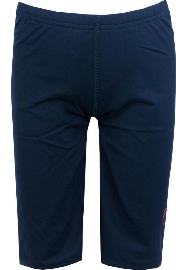 POWERLAYER - Kąpielówki dla chłopców PlayerLayer Navy 128 - Trwałe i Wygodne. Kolor: niebieski. Materiał: poliester