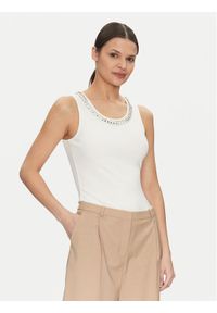 Marciano Guess Top 5RGP23 6299A Biały Regular Fit. Kolor: biały. Materiał: wiskoza