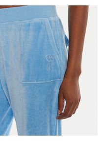 Juicy Couture Spodnie dresowe Caisa JCSEBJ008 Niebieski Slim Fit. Kolor: niebieski. Materiał: bawełna #2
