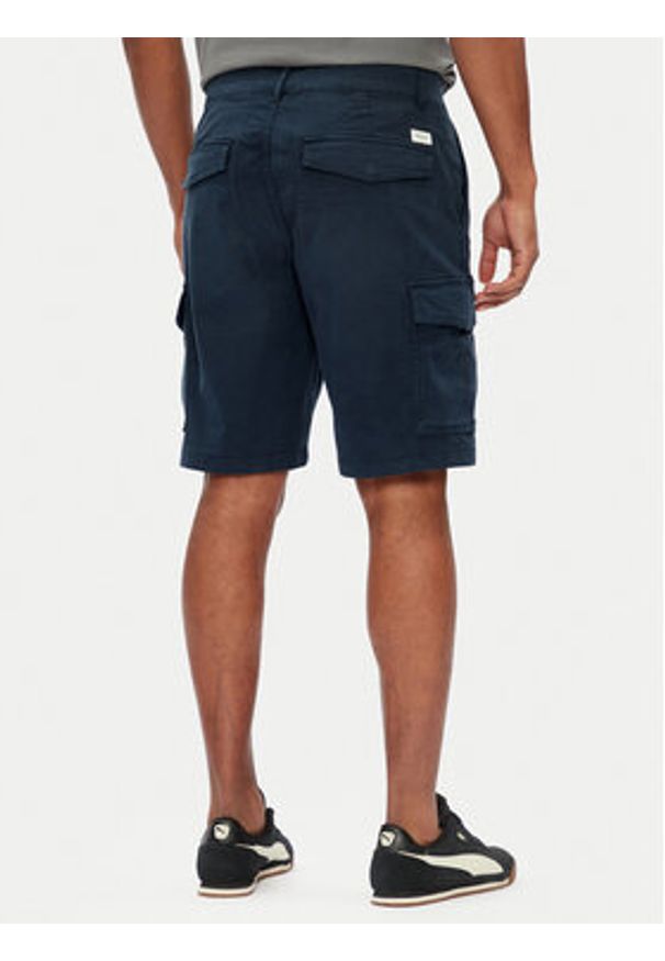 Pepe Jeans Szorty materiałowe Seasonal PM801179 Granatowy Regular Fit. Kolor: niebieski. Materiał: bawełna