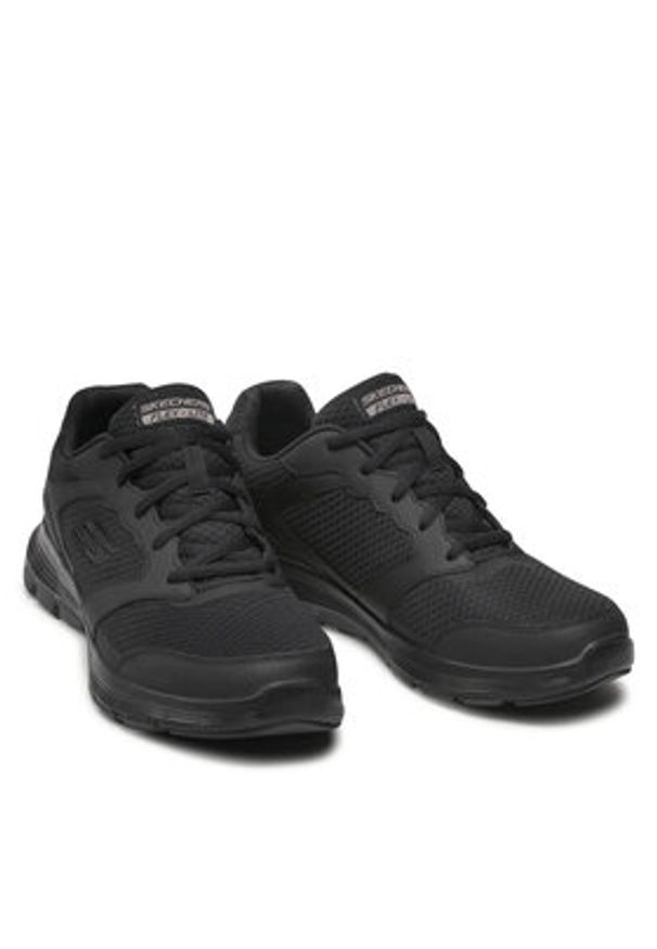 skechers - Skechers Sneakersy Flex Advantage 4.0 232225/BBK Czarny. Kolor: czarny. Materiał: materiał