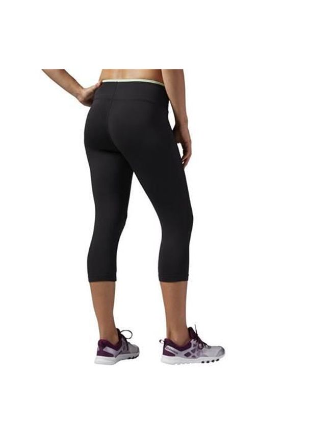 Spodnie treningowe damskie Reebok Workout Ready Capri W. Kolor: czarny