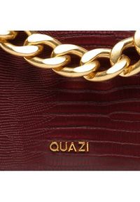 QUAZI Torebka MQR-J-016-02 Bordowy. Kolor: czerwony. Materiał: skórzane #5