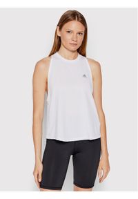 Adidas - adidas Koszulka techniczna Run Icons HK9137 Biały Relaxed Fit. Kolor: biały. Materiał: syntetyk. Sport: bieganie #1