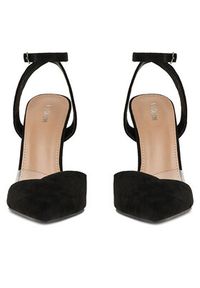 DeeZee Szpilki HT5846-46 Czarny. Kolor: czarny. Materiał: materiał. Obcas: na szpilce #4