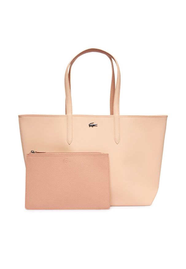 Lacoste Torebka Anna NF2142AA Różowy. Kolor: różowy. Materiał: skórzane
