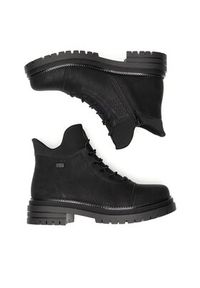 Rieker Trzewiki Y3163-00 Czarny. Kolor: czarny. Materiał: materiał #3
