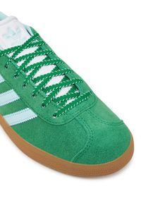 Adidas - adidas Sneakersy Gazelle JH7218 Zielony. Kolor: zielony. Materiał: skóra, zamsz. Model: Adidas Gazelle